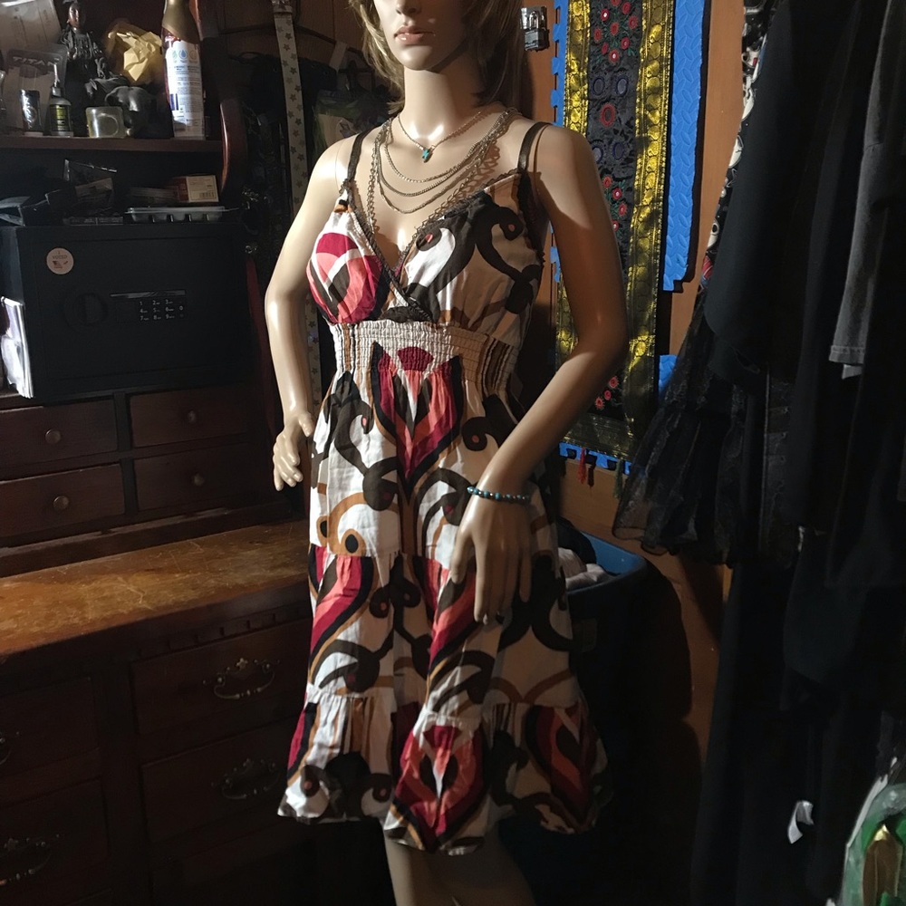 Speechless Multi Colored Spaghetti Strap Sundress - image 8